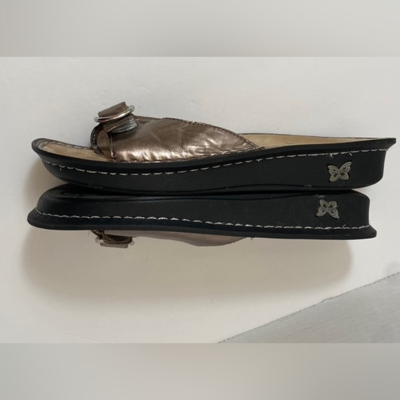 Alegria Pre-Owned Women’s Mil-204 Pewter Slide on Thong US Size 10 - Picture 5 of 6